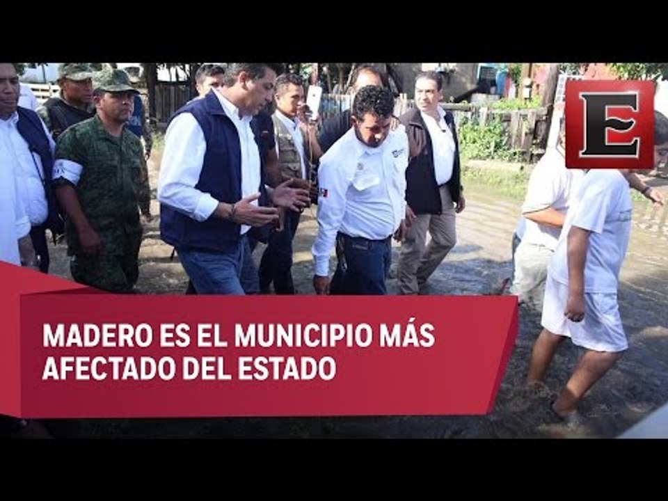 Gobierno de Tamaulipas evalúa daños en Madero, Tampico y Altamira por lluvias