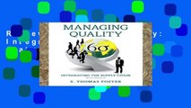 Review  Managing Quality: Integrating the Supply Chain