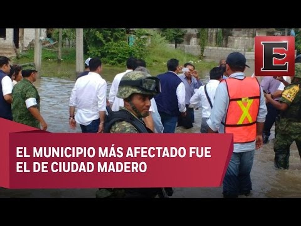 Zona de emergencia al sur de Tamaulipas por intensas lluvias
