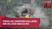 Van 12 cuerpos encontrados en fosas clandestinas de Zitlala, Guerrero