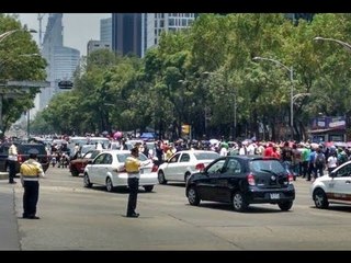 CNTE vuelve a marchar sobre Reforma