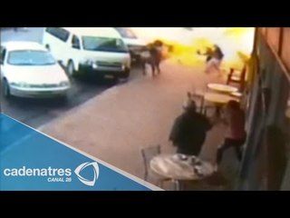Impresionante explosión en una cafetería en Australia