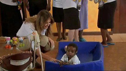 Melania Trump poursuit sa tournée africaine au Kenya
