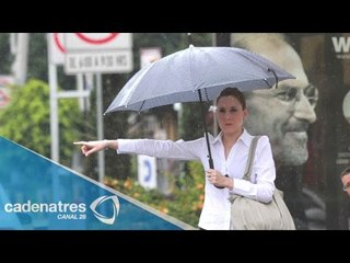 Prevén lluvia y actividad eléctrica en el Valle de México