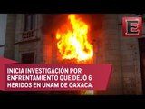 Investigan actos violentos en Universidad de Oaxaca