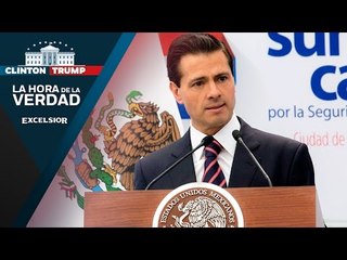 Peña Nieto exhorta a Trump a trabajar juntos
