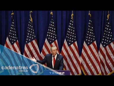 Levantaré un muro en la frontera y que México lo pague: Donald Trump