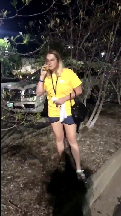 Girl Jumps On Banana And Fails Hard