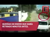 VIDEO: Empresario enfrenta a balazos a hombres que pretendían asaltarlo