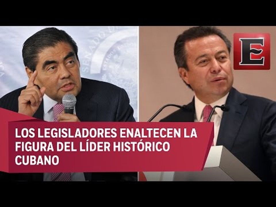Miguel Barbosa y César Camacho Quiroz lamentan deceso de Fidel Castro