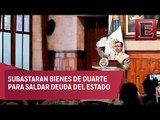 Propiedades de Javier Duarte serán subastadas