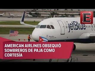 Se realizó el primer vuelo EU - Cuba en medio siglo