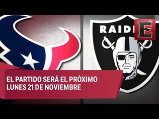 Texans vs Raiders  en el Estadio Azteca