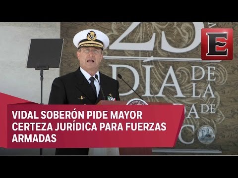 Insiste Soberón en marco jurídico que dé certidumbre a soldados y marinos