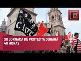 Maestros de la CNTE vuelven a suspender clases Oaxaca
