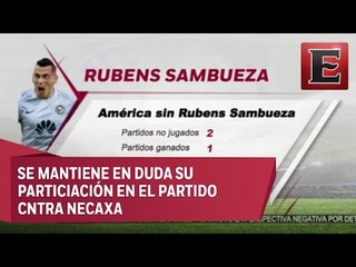 Números de Rubens Sambueza en el América
