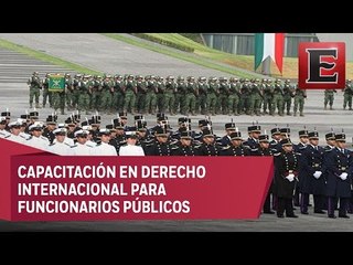 Anuncian capacitación en Derecho Internacional para fuerzas armadas