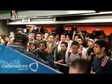 Usuarios del Metro quedan varados en estación Buenavista por fallas