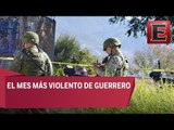 Violencia azota Guerrero, deja dos mil muertos durante noviembre