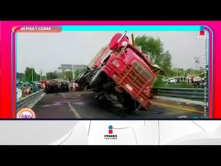 Vecinos saquean camión de refrescos que fue detenido por narcobloqueo | Sale el Sol