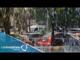 Lluvia en el DF deja encharmientos en varias delegaciones