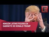 El 93% del gabinete de Donald Trump será blanco