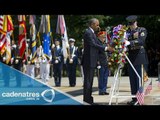 Obama rinde tributo a soldados fallecidos en el Día de los Caídos