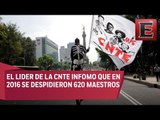 CNTE amenaza con más bloqueos y marchas para el siguiente año