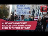 Se acrecientan las agresiones de odio y de racismo en EU
