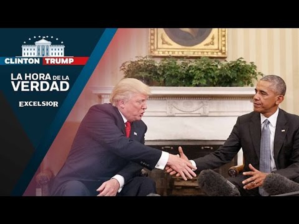 Obama y Trump se reúnen en la Casa Blanca
