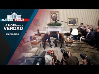 Obama recibe a Trump en la Casa Blanca