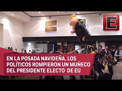 Legisladores del PRD “agarran a palazos” a Donald Trump