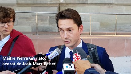 ITW de Me Pierre Giuriato, un des conseils de Jean-Marc Reiser