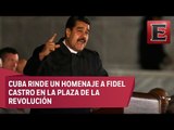 Nicolás Maduro despide a Fidel Castro en un tributo en La Habana