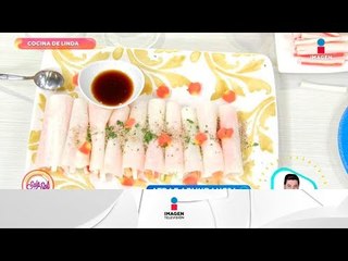 ¡No pierdas la línea! ¡Disfruta estos tacos de jícama con surimi! | Sale el Sol