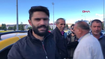 Kars'ta Taksicilerden 'Teröre Lanet' Konvoyu