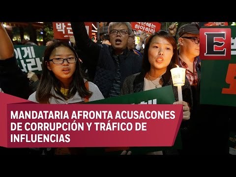 Miles de surcoreanos piden la dimisión de su presidenta