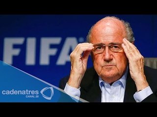 Joseph Blatter presenta su renuncia a la FIFA