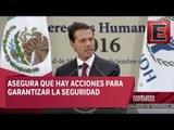 EPN destaca trabajo conjunto contra delincuencia