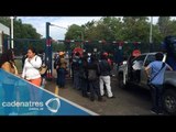 CNTE toma los accesos al aeropuerto Benito Juárez en Oaxaca