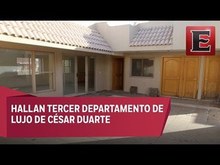 Hallan departamento de lujo de César Duarte