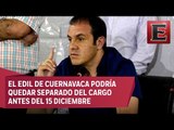 Congreso de Morelos discute revocación de mandato de Cuauhtémoc Blanco