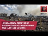 Información sobre víctimas de la explosión en Tultepec