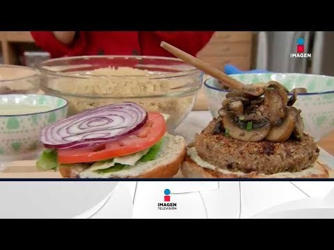 Cocina Vegana: ¡disfruta esta hamburguesa de quinoa y frijoles! | Sale el Sol