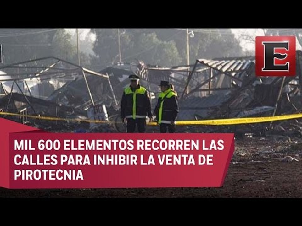 Intensifican operativo contra pirotecnia en la capital