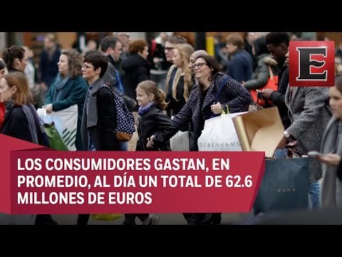 Londinenses abarrotan las tiendas por compras navideñas