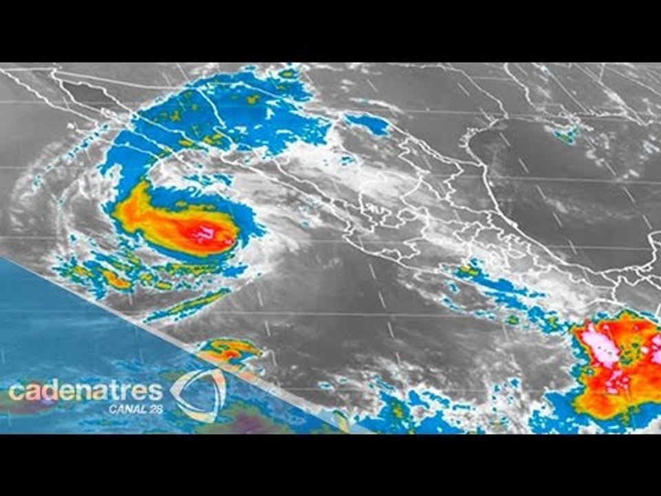 "Blanca" ya es tormenta tropical y podría afectar Baja California Sur