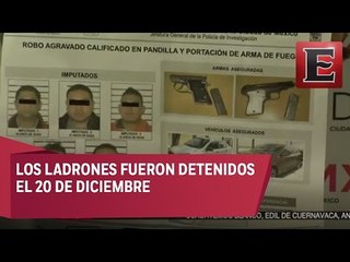 Acción penal en contra de ladrones a cuentahabientes
