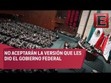 Los padres de los 43 fueron recibidos y escuchados en la Cámara de Diputados