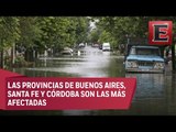 Cientos de evacuados en Argentina por intensas lluvias